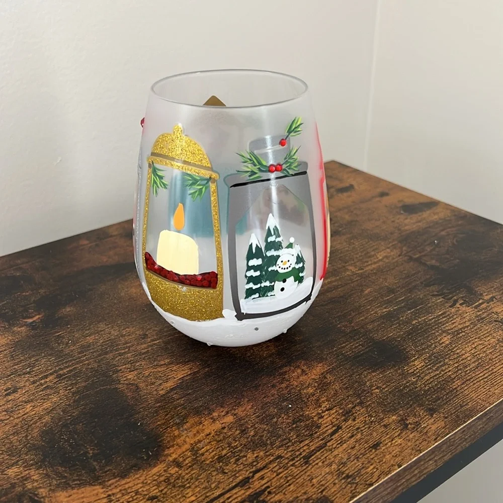 Lolita Love My Wine Festive Lanterns Steamless Wine Glass